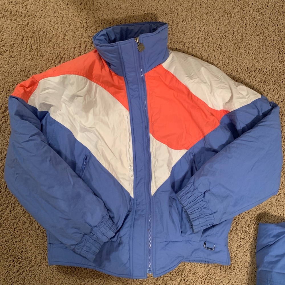 Retro ski suit